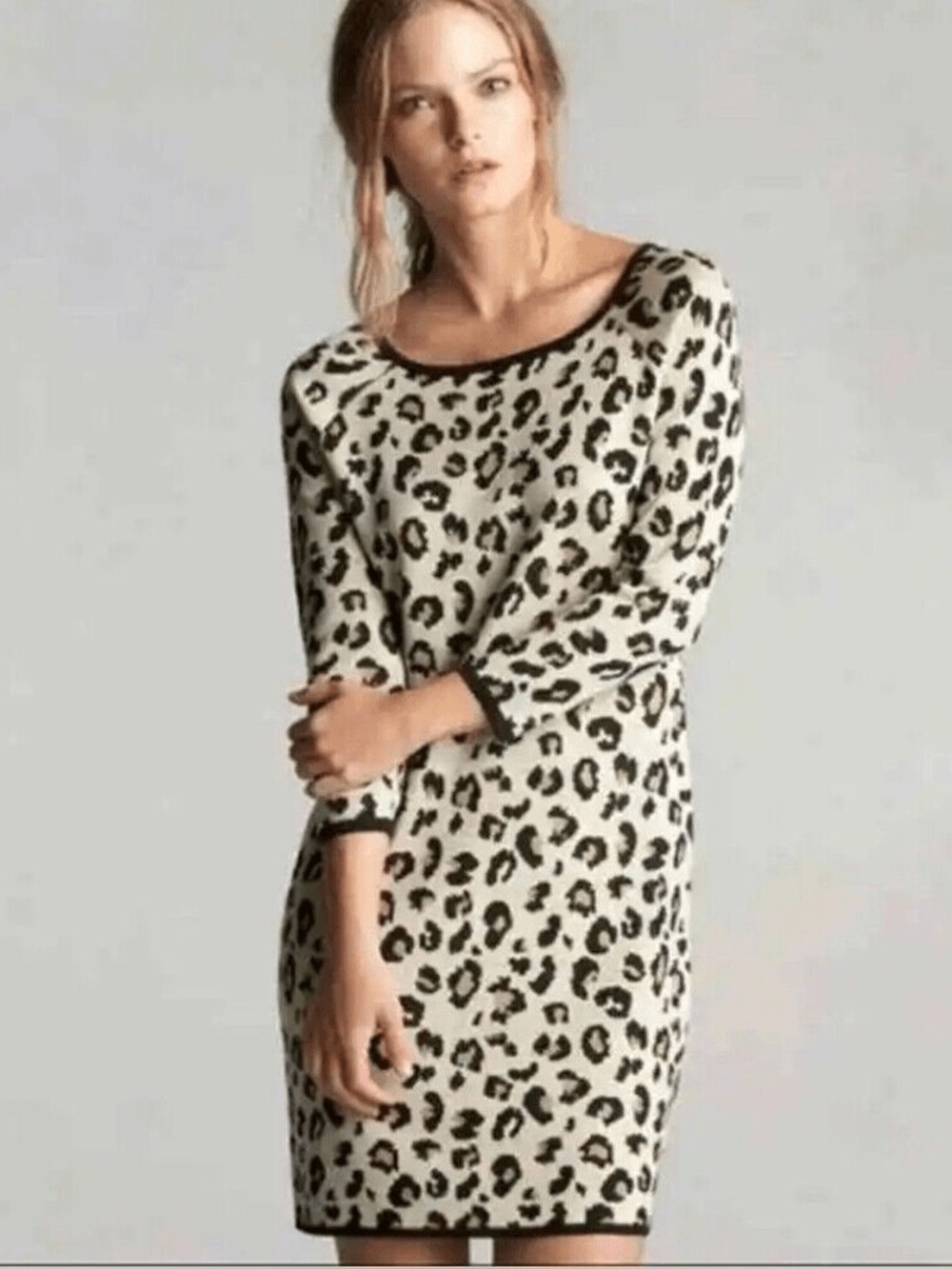 Anthropologie Leopard Dress